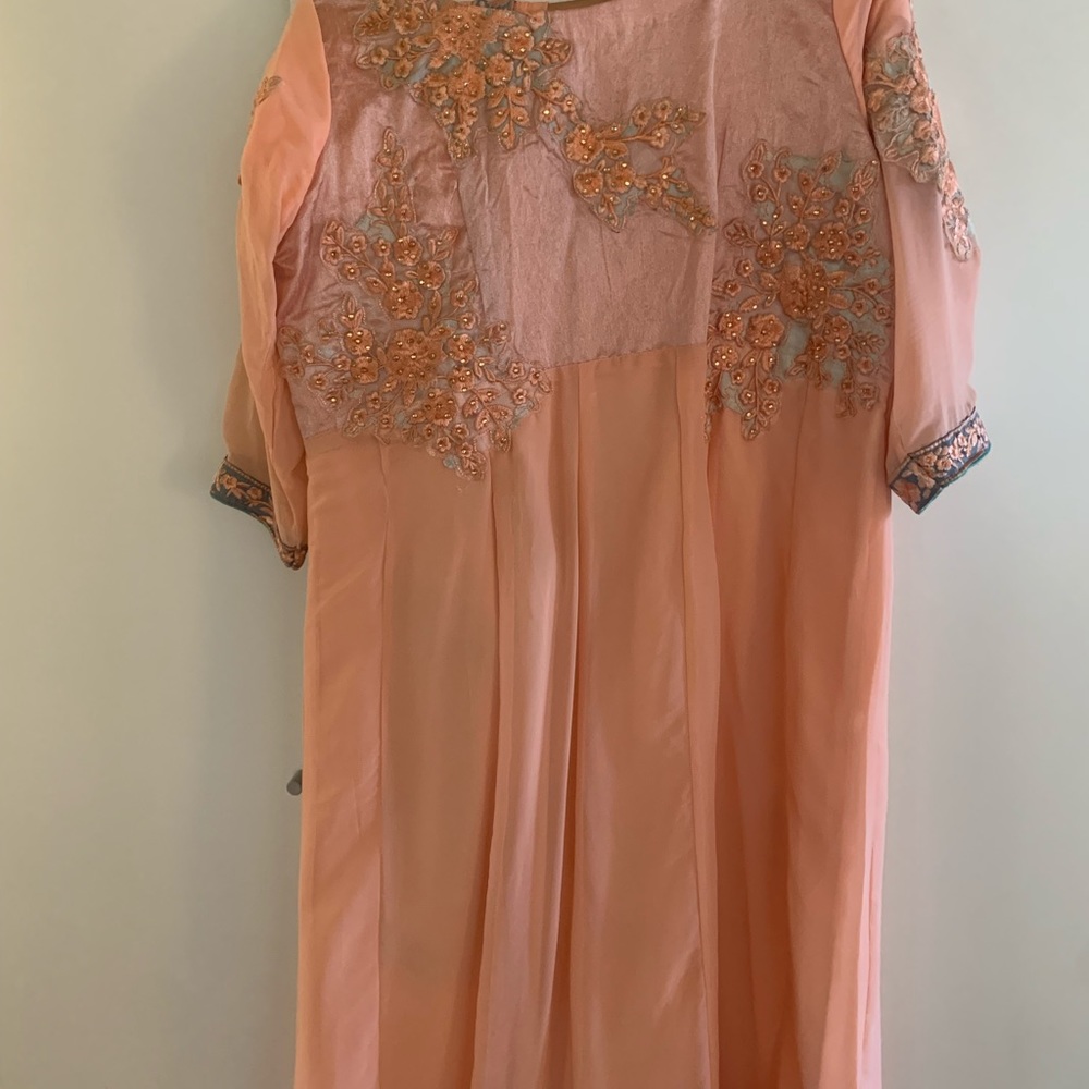 Peach Salwar Kameez